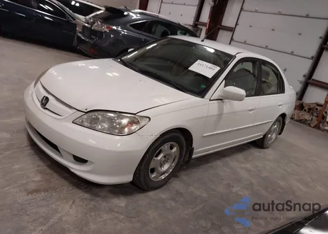 2004 Honda Civic Hybrid из США, поврежденный, VIN JHMES95614S004360